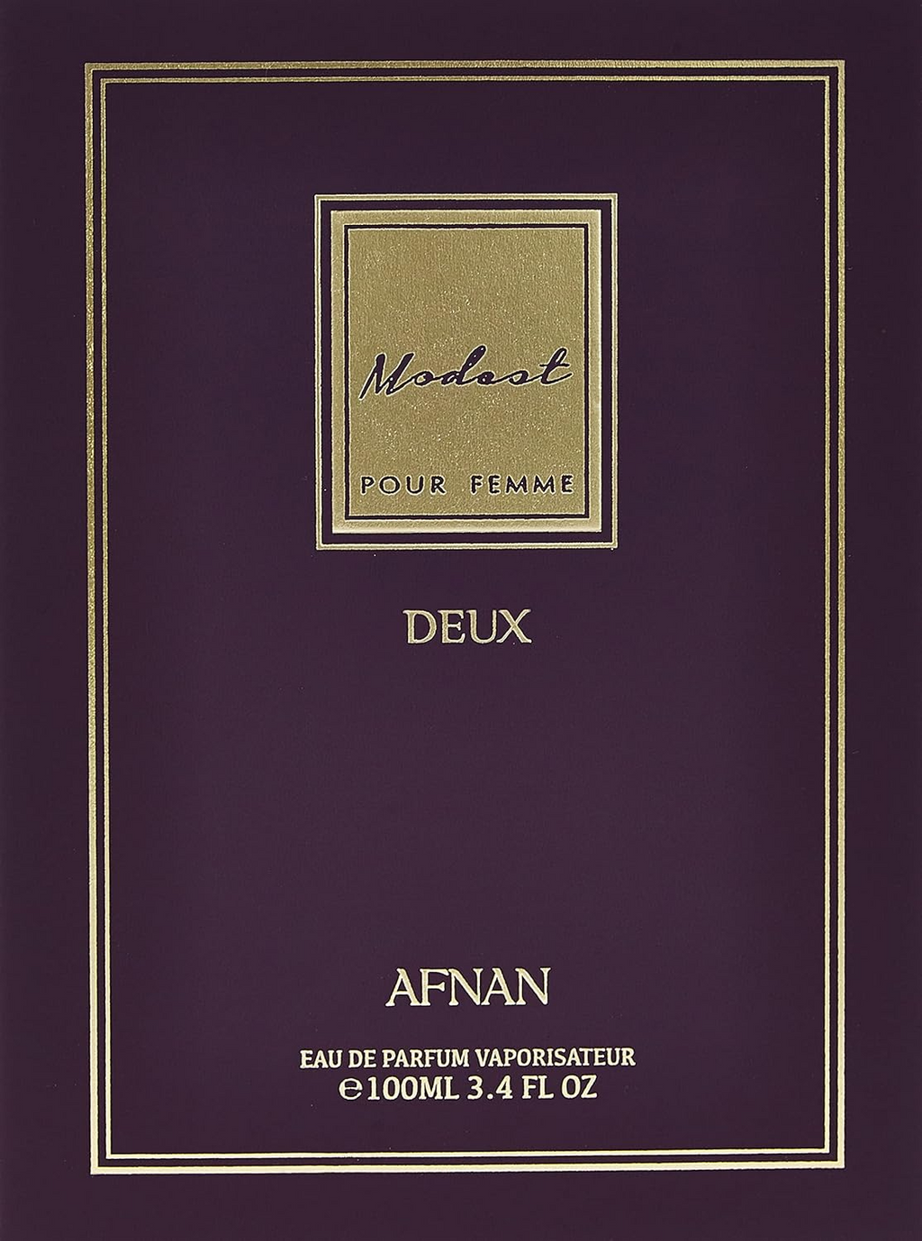 Afnan Modest Deux Eau de Parfum for Women